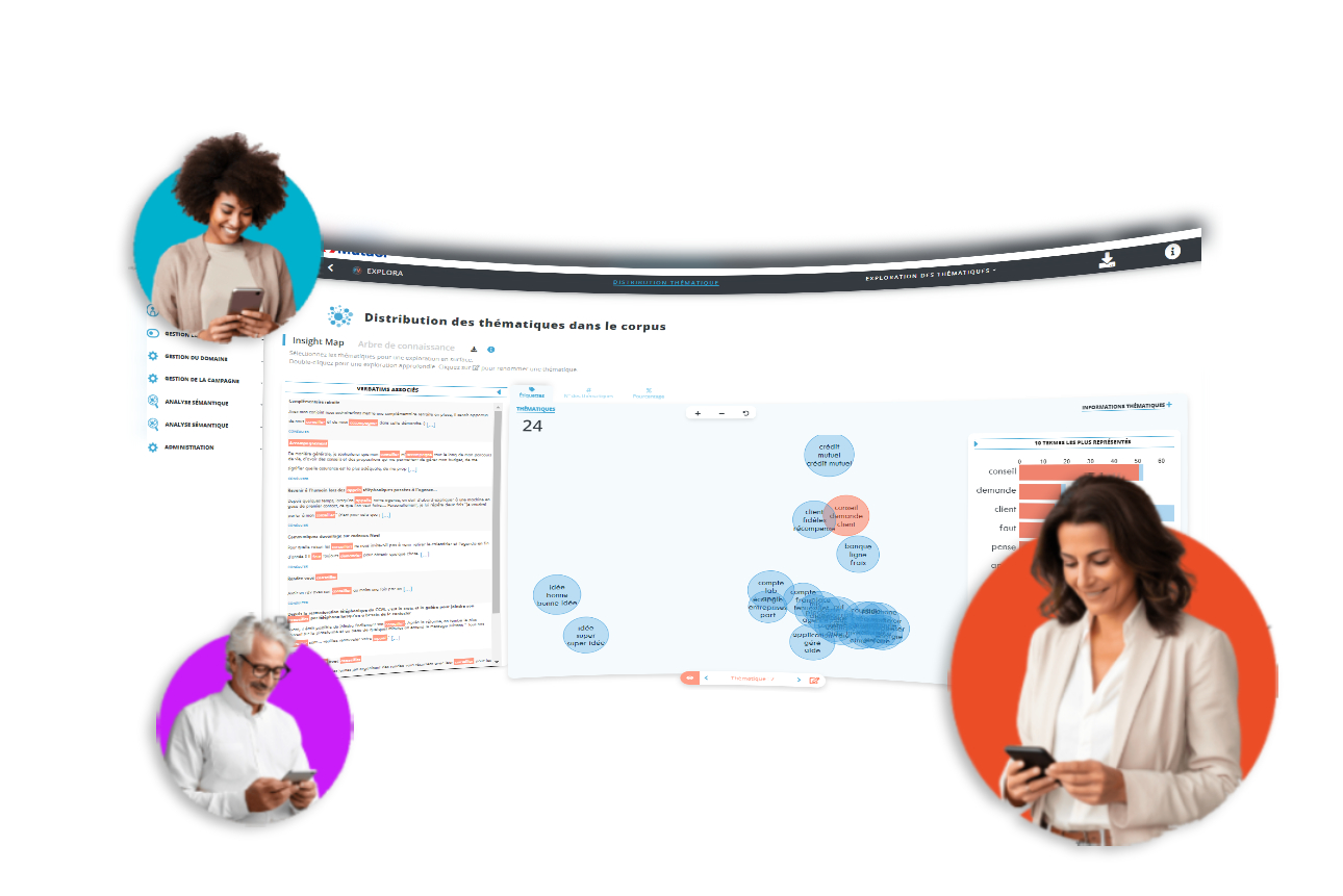 FANVOICE platform visual showing its community insights dashboard